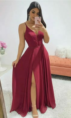 Vestidos Color Vino, Party Dresses Long, Long Party Dresses, Burgundy Bridesmaid Dresses Long, Prom Dresses Burgundy, Dresses Burgundy, Burgundy Prom, Chiffon Party Dress, Prom Dresses 2019