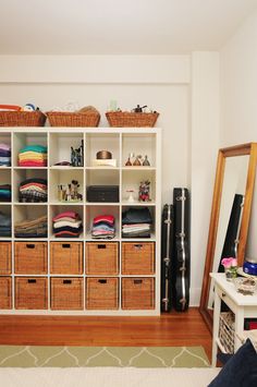 the closet is full of clothes and other things to buy for someone's house