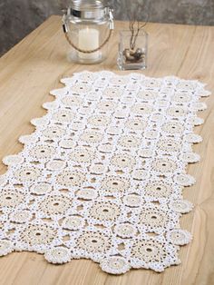 table runner crochet for kitchen Crochet Kitchen Patterns, Tablecloth Patterns, Crochet Thread Patterns, Gold Crochet, Angels Christmas, Crochet Tablecloth Pattern, Crochet Bowl, Kitchen Crochet, Crochet Table Runner Pattern