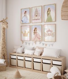 Watercolor Princess Wall Art set of 6 | Princess Nursery Prints | Girls Room Princess Decor | Princess Castle Art Print | Fairy Tale Prints What you will Receive  - Format: JPG - Resolution: High-resolution (300 dpi) - Sizes: Available in 5 ratios ‣ 5x7 inches ‣ 3:4 ratio (prints 18x24in, 15x20in, 12x16in, 9x12in) ‣ 4:5 ratio  (prints 24x30in, 16x20in, 12x15in, 8x10in) ‣ ISO A Sizes  (prints A1, A2, A3, A4) ‣ 11x14 (prints 11x14in) - Artwork crop may slightly vary based on the ratio selected. Instructions 1. Instant Download: Once your purchase is complete, you will receive your files via email 2. Please message me for further questions! Toddler Disney Princess Room, Pottery Barn Princess Room, Disney Princess Bedroom Ideas Toddler, Princess Bedroom Ideas For Kids, Disney Princess Toddler Room, Princess Room Ideas Toddler, Disney Princess Room Ideas, Disney Princess Bedroom Ideas, Princess Room Decor Ideas