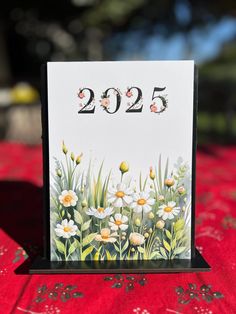 2025 Floral Desk Calendar | Monthly Bloom Art | Choose Start Month | Black Wood Stand Optional | Office & Home Gift | Floral Home Decor Dasara Wishes, Desks Shelves, Outdoors Indoors, Floral Desk, Calendar Layout, Calendar Monthly, Floral Home Decor, Inspired Aesthetic, Unique Flower