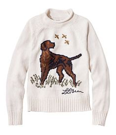 #LLBean: Women's Signature Original Cotton Sweater, Rollneck Novelty Cotton Fair Isle Pattern Top For Fall, Vintage Pieces Clothes, Sweater Designs, Rollneck Sweater, Novelty Sweater, Designer Sweater, Organic Cotton Yarn, Fall Clothing, Roll Neck Sweater