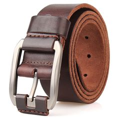 Belts, Men's Dress Belts, Cowboy Belts, Business Belts, Leather Belts, Plus Size Belts, Casual Belts, Suit Belts, Vintage Luxury Handmade Leather Copper Buckle Man's Belt, Cowhide Retro Belts, Vintage Belts, Designer Belts, Fashion Belts. Belts are not only a wardrobe staple for functionality but can add an extra touch of depth to any outfit and keep you looking modern through the seasons. Our premium men's belts are designed for comfort and style. Made from durable, high-quality leather with na Mens Belts Casual, Casual Leather Belt, Mens Designer Belts, Cowboy Belt, Men Belts, Jeans Belt, Men's Belts, Designer Belt, Designer Belts