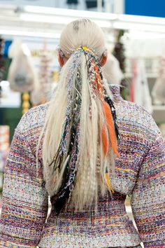 Chanel Fall 2014 Chanel Fall 2014, Hair Trends 2015, Hair Colorful, Runway Beauty, Popsugar Beauty, Braids With Weave, Big Chop, Fashion Chanel