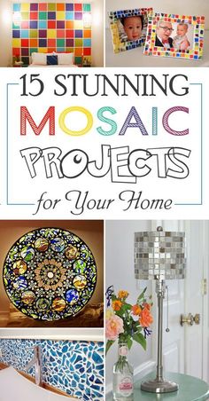 mosaic projects for your home with text overlay