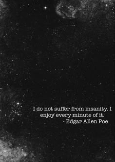 Black wallpaper Edgar Allen Poe quote sky Black Sky Wallpaper, Poetic Quote, Black Sky