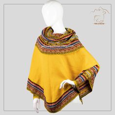 "Ponchos Sweater for Women - Alpaca Poncho for Women - Alpaca Poncho with High Neck and Sleeves - Handmade Poncho - Peruvian Poncho for Women FREE SHIPPING This beautiful alpaca poncho has an exceptional quality. They are extremely soft and wonderful to wear. It is the perfect garment to wear with jeans or pants. These luxurious ponchos have an original design, they are available in a variety of exquisite colors. Order now one of our alpaca ponchos, they have an exceptional quality! It is ideal