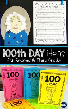 100th day ideas for second and third grade students to use in their homeschool