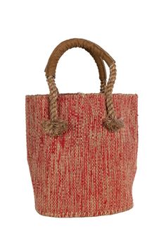 Jute & Cotton Bucket Bag - Ten Thousand Villages Chain Scarf, Candle Wall Decor, Vacation Vibes, Ten Thousand, Cuff Rings, Accessories Bags Purses, Tea Accessories, Accessories Storage, Corporate Gifts