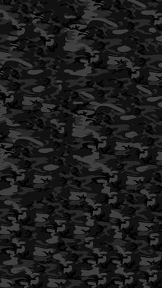 a black and gray camouflage wallpaper pattern