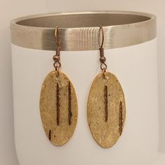 Experience the unparalleled elegance of birch bark, where each piece boasts a distinct uniqueness that defies replication. Embrace the charm of these one-of-a-kind earrings, crafted from darker-toned birch bark, showcasing a length of 2 1/4 inches with ear wire for added allure. Birch Bark Earrings, Birch Art, Birch Jewelry, Birch Bark, Ear Wire, Sale Items, Personalized Items, Art