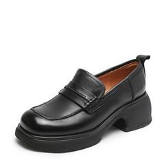 5 Fall Platform Loafers With Round Toe, Platform Loafers With Round Toe, Platform Slip-on Oxfords For Office, Slip-on Platform Oxfords For Office, Chunky Platform Loafers With Round Toe, Slip-on Oxfords With Round Toe For Office, Slip-on Platform Loafers With Lug Sole And Round Toe, Slip-on Platform Loafers With Closed Toe, Black Platform Loafers With Round Toe For Office