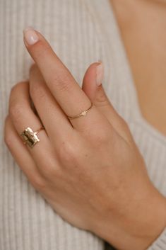 Instead of wearing your heart on your sleeve, wear it on your finger ;) I love this simple and minimal addition to your daily jewelry as a reminder for those you love. This looks beautiful on its own, but also looks great stacked with our plain stacking rings, or our new birthstone rings. Available in sizes 5-8 in 14k gold filled. Gold filled is an actual layer of gold-pressure bonded to another metal. Gold filled is not to be confused with gold plating as filled literally has 100% more gold tha Heart On Your Sleeve, Birthstone Rings, Daily Jewelry, Heart On, Heart Jewelry, Birthstone Ring, Stacking Rings, Gold Plating, Heart Ring