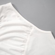 Please refer to our sizing chart for a guideline when choosing a size. 5 business days order processing time. 90% polyester 10% spandex Stretch One-shoulder Top With Built-in Bra, Fitted Off-shoulder Top With Built-in Bra, Solid Color Tops With Ruched Sides And Stretch, Summer Backless Elastane Tops, Summer Asymmetrical Elastane Top, Off-shoulder Ruched Top In Elastane, Off-shoulder Ruched Top, One Shoulder Top With Built-in Bra And Stretch, Ruched Off-shoulder Elastane Top