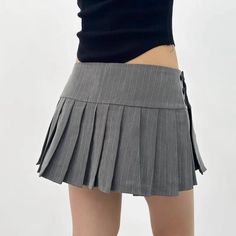 LIZAKOSHT - Vintage Y2k Striped Pleated Skirt Women Sexy Preppy Style Low Waist Button Slim A-line Micro Mini Skirt Streetwear The skirt has two layers of buttons, which can reduce the waistline by an additional 4 cm. Pay attention to our store and receive no-threshold coupons Five-star praise, if you buy again, you can contact customer service to receive a no-threshold coupon Weight advice is for reference only, this is an Asian size. Please choose the size strictly according to the size chart. Do not choose directly according to habits, if you have any questions, please contact customer service Y2k Fitted Pleated Skirt, Y2k Pleated Mini Bottoms, Y2k Pleated Mini Skort, Y2k Style Short Pleated Skirt, Y2k Mini Pleated Skirt, Y2k Pleated Mini Skirt, Y2k Style Pleated Short Skort, Skirt Streetwear, Coat Women Fashion