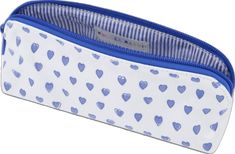 Casual Travel Pencil Case With Zipper Closure, Trendy Blue Pencil Case For Everyday Use, Casual Blue Pencil Case For Daily Use, Travel Blue Pencil Case With Zipper Pocket, Blue Travel Pencil Case With Zipper Pocket, Cute Blue Pencil Case For Travel, Cute Blue Pencil Case For Everyday Use, Blue Bag With Zipper Pocket As Gift, Blue Bag With Zipper Pocket For Gift