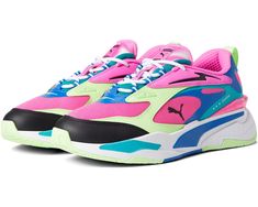 PUMA RS-Fast Marble | Zappos.com Womens Puma, Pink Pumas, Puma Kids, Puma Rs, Cord Lace, Orthopedic Shoes, Chunky Sneakers, Signature Logo, Brooks Sneaker