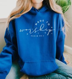 Faith Hoodie Christian Sweatshirt Trendy Christian Streetwear Worship Sweatshirt Bible Verse Hoodie Minimalist Psalms Shirt Christian Gift - Etsy Christian Sweatshirts Cricut, Bible Verse Sweatshirts, Pray Sweatshirt, Worship Sweatshirt, Christian Zip Up Hoodie, Psalm 95, Walk In Love, Christian Sweatshirt, Psalms