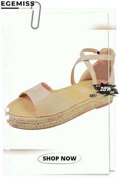 Women's Platform Sandals Peep Toe Design Roman Sandals Platform Open Toe Sandals For Summer, Spring Strappy Wedge Sandals With Cushioned Footbed, Summer Flat Platform Sandals, Closed Toe Sandals With Cushioned Footbed For Beach Season, Closed Toe Cushioned Sandals For Beach Season, Spring Beach Platform Slingback Sandals, Trendy Summer Ankle Strap Espadrilles, Trendy Summer Espadrilles With Ankle Strap, Ankle Strap Wedge Sandals For Summer Beach Outings