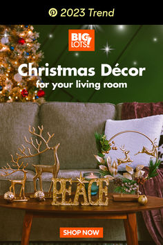 the christmas decor for your living room is on sale