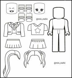 the paper doll is made to look like clothes