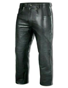 ad eBay - Find many great new & used options and get the best deals for Men's Genuine Black Lambskin Leather Pant Slim Fit Trousers Casual Biker Pants at the best online prices at eBay! Free shipping for many products! Skin Jeans, Boys School Outfits, Biker Pants, Mens Leather Pants, Trousers Casual, Leather Clothes, Leather Pant, Black Leather Pants, Wool Coats