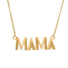 Hey there, supermom! Introducing the Mama Necklace, a beautiful tribute to the incredible journey of motherhood. Crafted from premium 925 sterling silver, this necklace features a delicate "Mama" pendant that shines with love and pride. The adjustable chain ensures a perfect fit, making it a versatile addition to any outfit. This necklace is more than just a piece of jewelry—it's a celebration of the strength, love, and dedication that comes with being a mom. Whether you're treating yourself or Mother's Day Gift Charm Pendant Necklaces For Her, Meaningful Engraved Necklaces For Mother's Day, Engraved Necklace For Mother's Day Gift, Custom Name Necklaces For Mother's Day, Adjustable Initial Pendant Necklace For Mother's Day, Custom Name Necklaces For Everyday & Mother's Day, Everyday Engraved Necklaces For Mother's Day, Everyday Clavicle Chain Name Necklace For Mother's Day, Personalized Yellow Gold Necklace For Mother's Day