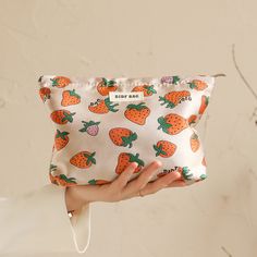 Place Of Origin : China (mainland) Item Width : 5cm Item Weight : 40g Item Length : 16CM Item Height : 14cm Material Composition : Polyester Shape : Pillow Pattern Type : fruit Closure Type : zipper Style : fashion Main Material : POLYESTER Brand Name : DJDF Item Type : Cosmetic Cases WHAT ABOUT REFUND?   Fast refund,100% Money Back Guarantee. If your product is defective or doesnt work properly, let us know and well send you a replacement one. We believe in our products so much that we offer a 30-day No-Hassle refund policy. If youre unhappy about your purchase, send us the product back and well refund your money immediately. Lipstick Storage, Cushion Storage, Blue Strawberry, Travel Toiletry Bag, Women Cosmetics, Red Strawberry, Key Case, Toiletry Bags, Womens Crossbody Bag