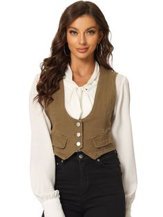 Shop Allegra K for Denim Vintage Button Up Sleeveless Crop Jean Waistcoat Vest you are looking for, get more women's Vests for yourself. Order now! Free Returns！ British Street Fashion, Picnic Family, Sleeveless Jean Jackets, Womens Denim Vest, Chiffon Shirts, Denim Waistcoat, Jean Jacket Vest, Cool Girl Style, Smart Casual Style