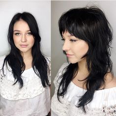 Long Shag Hairstyles, Front Bangs, Long Shag Haircut, Long Shag, Shag Haircuts, Long Bob Haircuts, Bangs Short, Shag Hairstyles, Shag Haircut