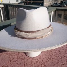 Rodeo Attire, Designer Name, Suede Lace, Hat Band, Silk Ribbon, Fitted Hats, Brown Suede, Rodeo, The Band