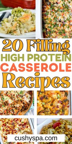 20 filling high protein casserole recipes