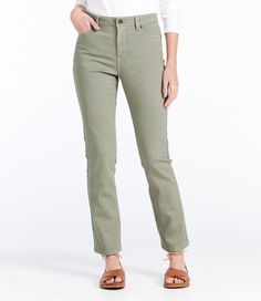 Our ultraflattering ankle jeans are guaranteed to keep their shape, even after frequent washings, eliminating bagging and stretching. In your choice of bright, fresh colors. Inseams: Regular 261/2", Petite 241/2". Classic Fit: Sits at the waist. Fitted through hip and thigh. Slim-leg. In a blend of 91% cotton, 7% polyester and 2% elastane. Machine wash and dry. Five-pocket styling. Imported. Everyday Spring Jeggings With Five Pockets, Spring Straight Leg Jeggings, Spring Cotton Straight Leg Jeggings, Spring Stretch Jeans With 5-inch Inseam, Everyday Cotton Jeggings For Spring, Spring Cotton Jeggings For Everyday Wear, Colors Green, Slim Leg, Ankle Jeans