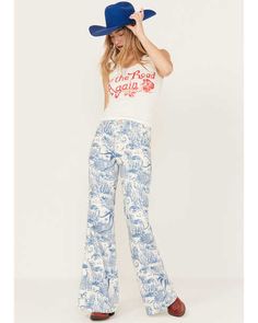 American Flag Flare Pants, Summer High Waist Cotton Flare Jeans, High Waist Cotton Flare Jeans For Summer, High-waist Cotton Flare Jeans For Summer, Summer Cotton Pants With Five Pockets, High Rise Cotton Flare Jeans For Summer, Summer Relaxed Fit Cotton Flare Jeans, Summer Cotton Flare Jeans With Relaxed Fit, Summer Denim Blue Cotton Flare Jeans