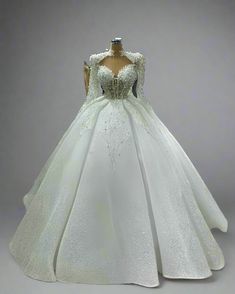 Floor-length Quinceanera Dress With Sequins For Wedding, Long Train Wedding Dress For Prom Season, Glamorous Quinceanera Dress With Fitted Bodice For Wedding, Debutante Ball Gown With Long Train For Prom Season, Elegant Gown For Debutante Ball With Long Train, Long Train Gown For Debutante Ball Or Prom, Detachable Train Ball Gown For Banquet, Rhinestone Gown For Debutante Ball And Prom Season, Elegant Quinceanera Dress With Detachable Train For Debutante Ball