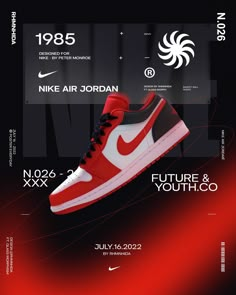 an advertisement for nike air jordan future and youth