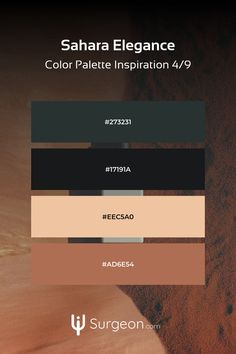 Sahara Elegance -  color palette inspiration 4/9 Color Matching Clothes, Creative App Design, Color Me Badd, Color Board, Palette Design, Color Palette Design, Colour Board, Perfect Palette, Color Pallets