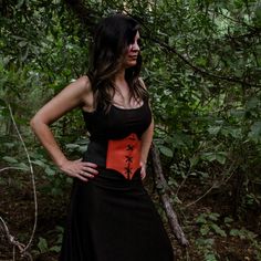 "These corsets are the perfect costume accessory for any Renaissance, Medieval, Fairy, Elvish, and many more cosplay outfits. These corsets are great quality with embroidered edges, metal eyelets, and leather ties. They have a very comfortable fit made from vinyl leather and the elastic straps will contour to your body and snap in the back. FAUX LEATHER COLOR OPTIONS: 14 Colors available ELASTIC COLOR: Elastic will be BLACK for all corset belts. SIZE OPTIONS: Recommended for Kids & Youth X-Small Black Corset Dress For Cosplay Events, Steampunk Underbust Corset Dress For Costume Party, Steampunk Corset Dress For Halloween Costume Party, Fitted Black Corset Dress For Fantasy Events, Fitted Punk Costume For Festival, Black Steampunk Corset Dress For Fantasy Events, Steampunk Corset For Cosplay And Costume Parties, Steampunk Corset For Costume Party And Cosplay Events, Punk Style Corset For Fantasy Events