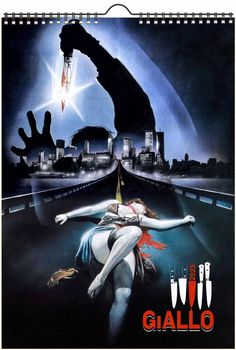 a movie poster for the film gallollo with an image of a woman holding a knife