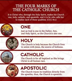 the four marks of the catholic church