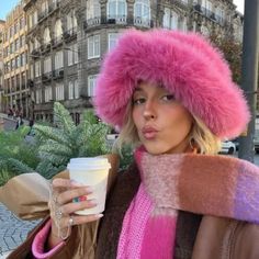 Keep Warm Fur Bucket Hat FancySticated Winter 2022 Hats, Womans Beanie Hats, Luxury Warm Beanie Hats, Winter Hat 2022 Trends, Faux Fur Accessories For Women, Luxury Designer Winter Hats, Beanie Hats Women, Bucket Hat Women Winter, Luxury Bucket Hat For Women