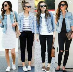 How To Wear Denim Jacket, Spring Denim Jacket, Denim Jacket Outfits, Leopard Print Shoes, Denim Outfits, Print Shoes