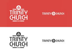 the logos for trinity church and trinity church, which have been designed to resemble different types of