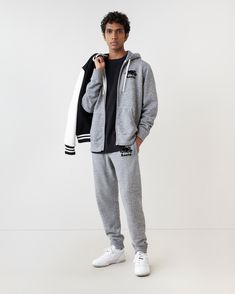 We've been perfecting sweats since 1979. Our Park Slim Sweatpant is made for snuggling, in a slimmer fit. Also available in Tall and Short inseam lengths. Ultra-comfortable fleece Organic cotton & recycled fibres Slim fit Two on-seam pockets Drawstring waistband Ribbed cuffs Flocked iconic logo at left front ABOUT 55% recycled polyester 45% organic cotton fleece SIZE & FIT Model is wearing: medium Model Measurements: Height: 6'1 Chest: 39 Waist: 32 ; suit size: 40-R; neck: 15.5 ; sleeve: 34.5 In Fleece Sweatpants With Ribbed Cuffs For Lounging, Cozy Fleece Sweatpants With Ribbed Waistband, Sportswear Sweats With Ribbed Cuffs, Sporty Tracksuit With Ribbed Cuffs And Cozy Fit, Comfy Fleece Sweatpants With Ribbed Cuffs, Cozy Fleece Joggers With Ribbed Cuffs, Fleece Sweatpants For Loungewear, Cozy Fit Fleece Sweats With Ribbed Waistband, Cozy Joggers With Ribbed Cuffs For Jogging