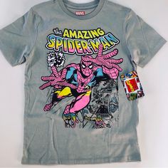 the amazing spider - man t - shirt has been worn by many people for years