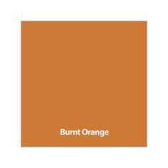 an orange color with the words burnt orange