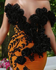 NECTAR DRESS – CHALASO Enchanted Garden Theme, Orange Evening Dresses, African Head Dress, Classic Gown, Gowns Elegant, Fashion Design Ideas, Bridal Styling