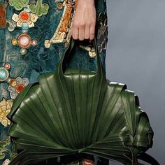 Fin Ash on Instagram: "Jean Paul Gaultier. I love this handbag so much! #gaultier #hautecouture #fashioninspo" Solarpunk Fashion, Jean Paul Gaultier Haute Couture, Solar Punk, Paul Gaultier Spring, Fashion Tips For Girls, Punk Aesthetic, Green Purse, Couture Handbags, Banana Leaf