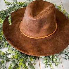 Boho Wide-Brimmed Bolero Hat. The Braid Adds A Sense Of Sophistication. The Material Of This Hat Is Velvety And Easy To Wear All Day Long. Spice Up Your Outfit With The Perfect Hat! Spice Up Your Outfit, Bolero Hat, Western Vibes, Your Outfit, Wide Brimmed, Spice Up, Spice Things Up, Braids, Sense