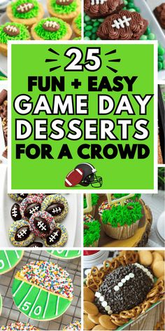 25 fun and easy game day desserts for a crowd